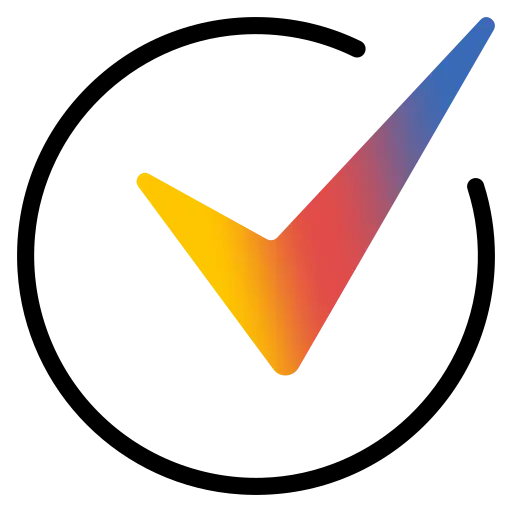 Check mark gradient color